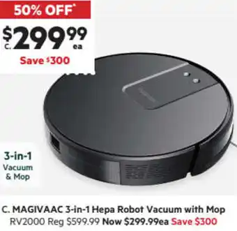 Harris Scarfe 2-in-1 Hepa Robot Vacuum with Mop offer