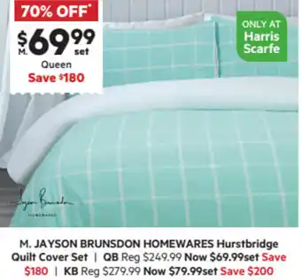 Hurstbridge Quilt Cover set
