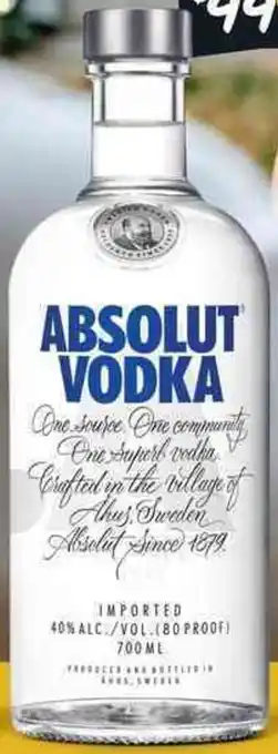 Absolut Vodka 700ml