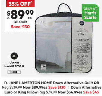 Harris Scarfe Down Alternative Quilt QB offer