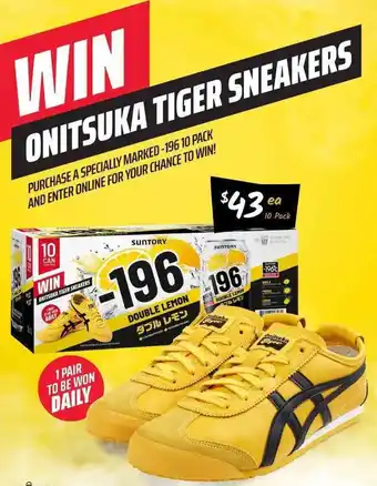 Win Onitsuka Tiger Sneakers 10 Pack