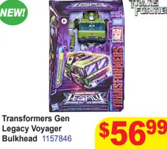 Mr Toys Transformers Gen Legacy Voyager Bulkhead 1157846 offer