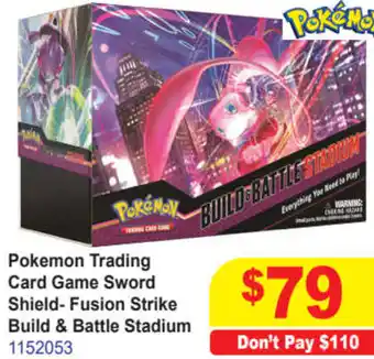 Pokemon Trading Card Game Sword Shield- Fusion Strike Build & Battle Stadium 1152053