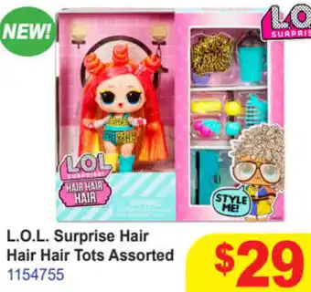 L.O.L. Surprise Hair Hair Hair Tots Assorted 1154755