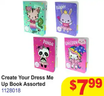 Mr Toys Create Your Dress Me Up Book Assorted 1128018 offer
