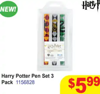 Mr Toys Harry Potter Pen Set 3 Pack 1156828 offer
