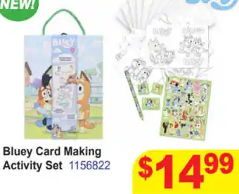 Mr Toys Bluey Card Making Activity Set 1156822 offer