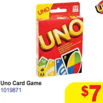 Mr Toys Uno Card Game 1019871 offer