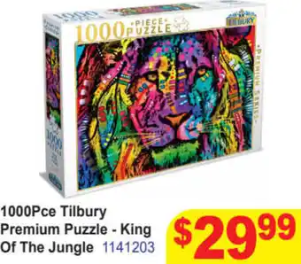 1000Pce Tilbury Premium Puzzle - King Of The Jungle 1141203