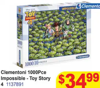Clementoni 1000Pce Impossible - Toy Story 4 1137891