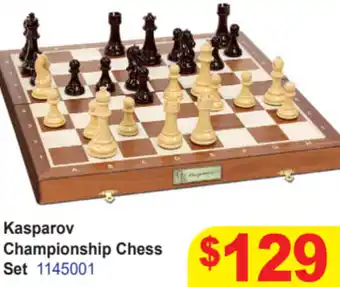 Mr Toys Kasparov Championship Chess Set 1145001 offer