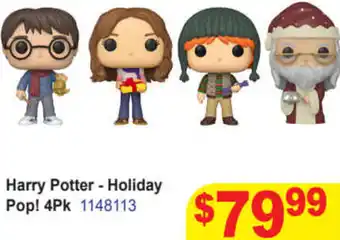 Harry Potter - Holiday Pop! 4Pk 1148113