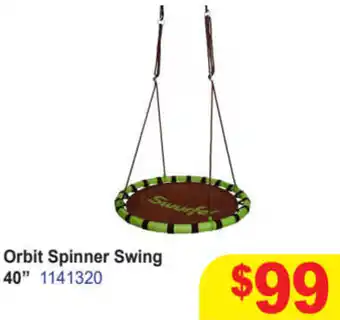 Mr Toys Orbit Spinner Swing 40" 1141320 offer