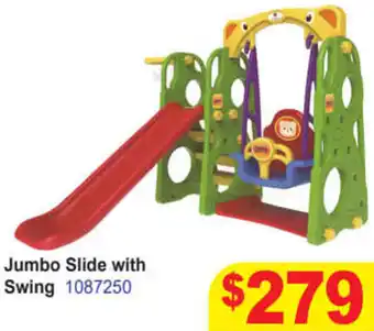 Mr Toys Jumbo Slide With Swing 1087250 offer