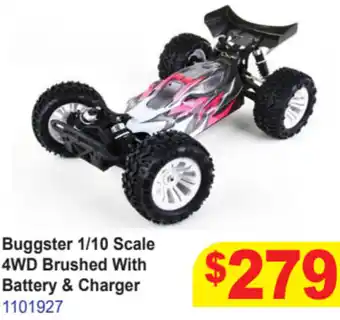 Mr Toys Buggster 1/10 Scale 4WD Brushed with Battery & Charger 110927 offer