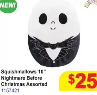 Squishmallows 10" Nightmare Before Christmas Assorted 1157421