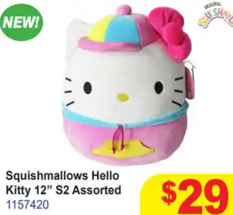 Mr Toys Squishmallows Hello Kitty 12" S2 Assorted offer