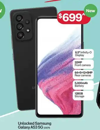 Australia Post Unclocked Samsung Galaxy A53 5g offer