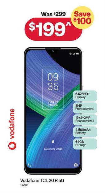 Vodafone Tcl 20 R 5g