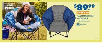BCF Wanderer Premium Moon Chair offer