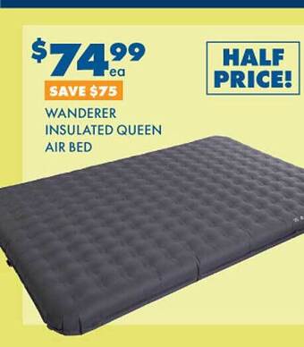 BCF Wanderer Insulated Queen Air Bed offer