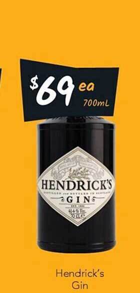Cellarbrations Hendrick's Gin offer