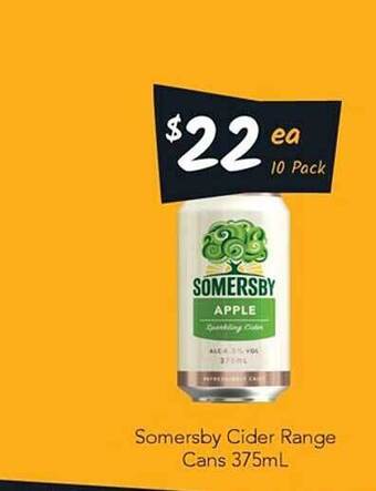 Cellarbrations Somersby Cider Range offer