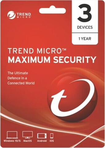 The Good Guys Trend Micro Maximum Security - 3 Device 1 Year offer