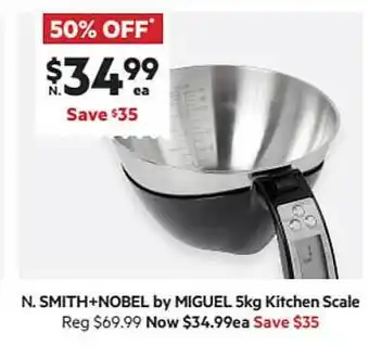 Smith + Nobel By Miguel 5 Kg Kitchen Scale