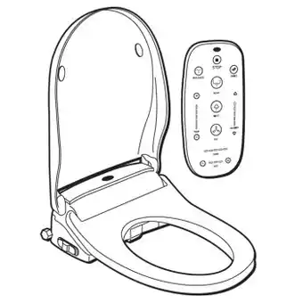 Bunnings Evekare Smart Bidet Toilet Seat With Wireless Remote Control offer