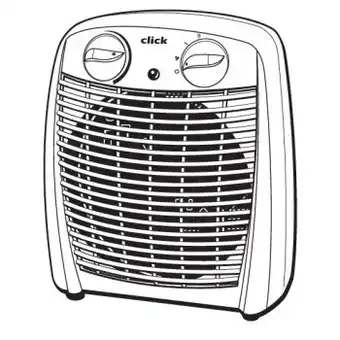 Bunnings Click Heater Fan offer