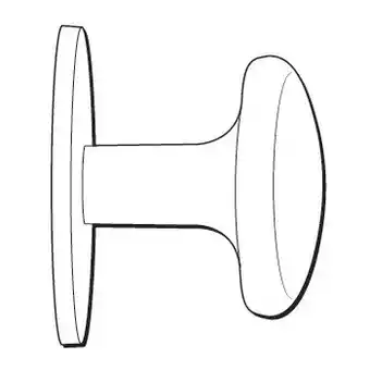 Bunnings Prestige Flat Knobs Pack of 6 offer