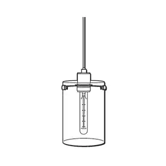 Verve Design ‘Mirian’ Glass Light Pendant