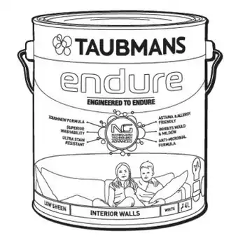 Bunnings Taubmans 4L ‘Endure’ Interior Paint offer