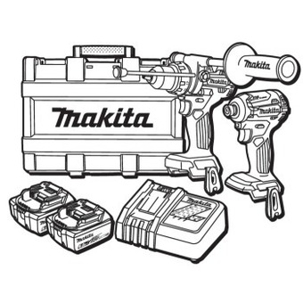 Bunnings Makita 18V 2 Pce Brushless Combo Kit offer