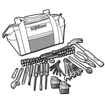 Bunnings Supatool 105 Pce Tool Bag Kit offer