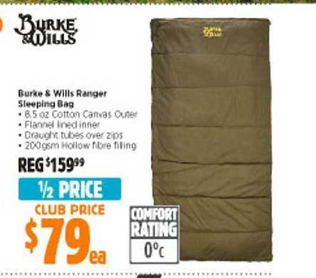 Burke and 2025 wills sleeping bag