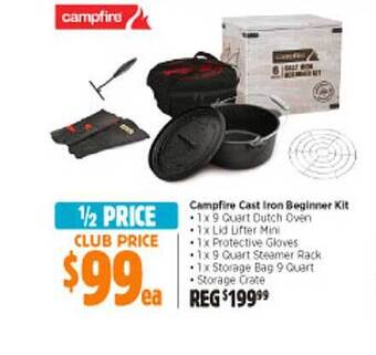 Campfire Cast Iron Beginner Kit