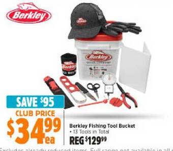 Anaconda Berkley Fishing Tool Bucket offer