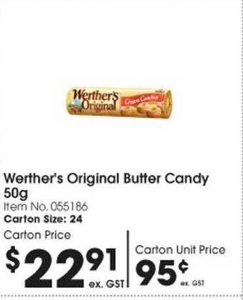 Campbells Wholesale Werther's Original Butter Candy offer