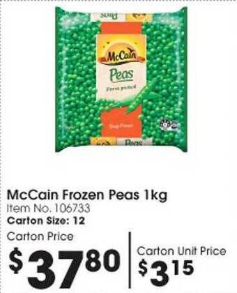 Mccain Frozen Peas