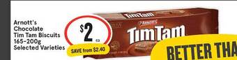 IGA Arnott's Chocolate Tim Tam Biscuits Selected Varieties offer