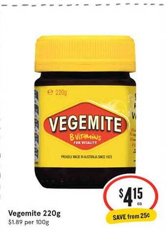 IGA Vegemite offer