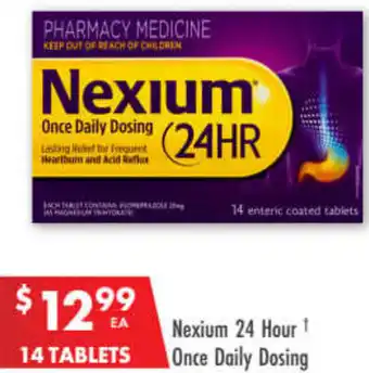 Pharmacy4Less Nexium 24 Hour Once Daily Dosing 14 Tablets offer