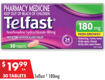 Pharmacy4Less Telfast 180mg offer