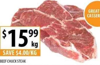 Supabarn Beef Chuck Steak offer
