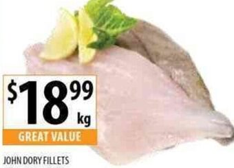 Supabarn John Dory Fillets offer