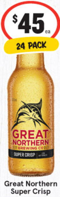 IGA Liquor Great Northern Super Crisp offer