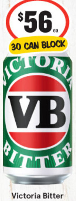 Victoria Bitter 30 Can Block