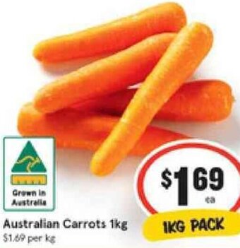 IGA Australian Carrots 1kg offer